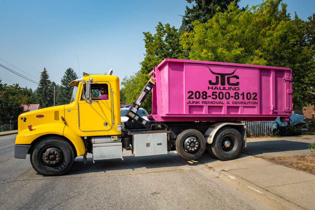 JTC Demolition and Hauling Trucks serving local areas