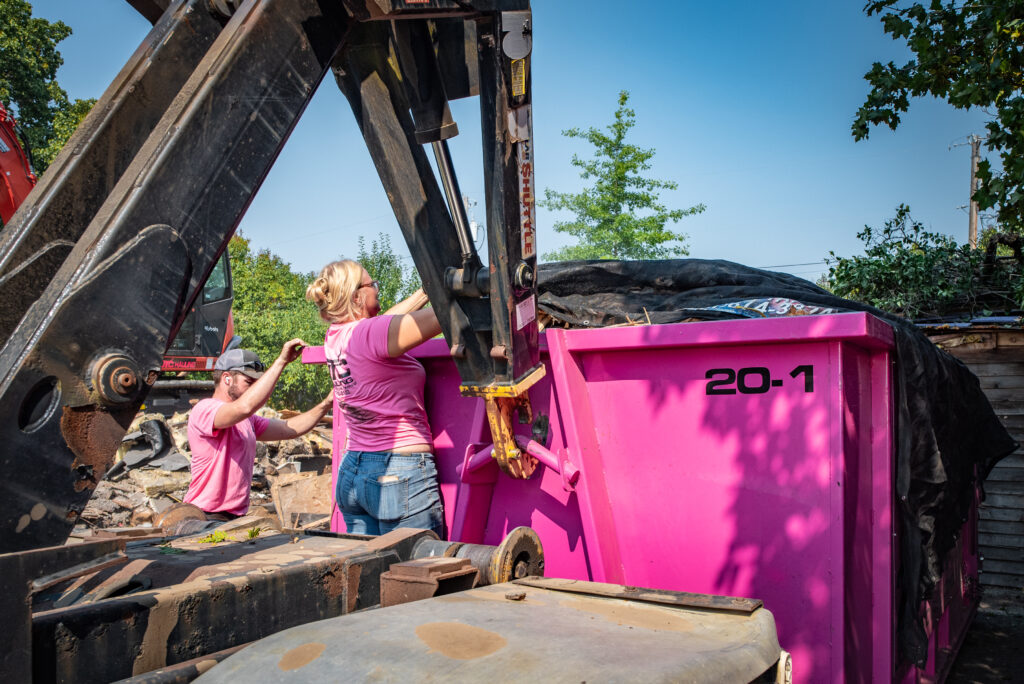 JTC hauling crew is removing junk locally
