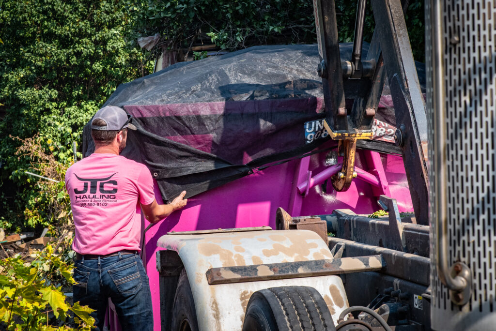 Junk hauling services by JTC Demolition Contractor